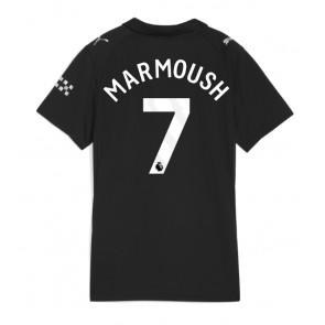 Lacne Ženy Futbalové dres Manchester City Omar Marmoush #7 2025-26 Krátky Rukáv - Preč
